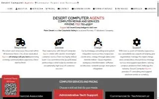 Desert Computer Agents website