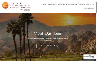 Franz Tatum Wealth Management website