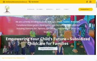 Diamond Bar Montessori Academy website