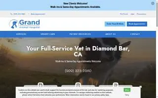 Grand Animal Hospital of Diamond Bar website