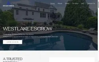 Westlake Escrow website