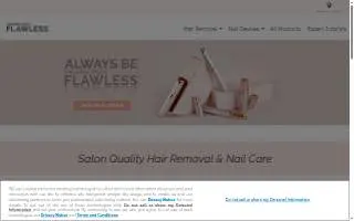 Flawless Beauty Bar website