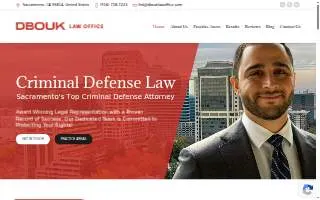 Dbouk Law Office, P.C. website