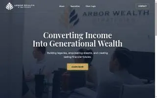 Arbor Wealth Strategies website