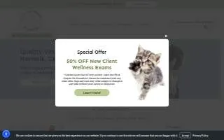 Ashton Animal Hospital website
