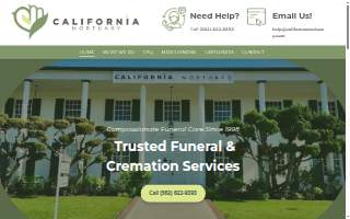California Mortuary website