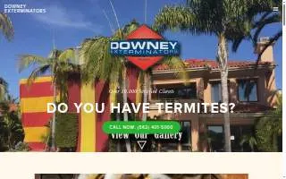 Downey Exterminators website
