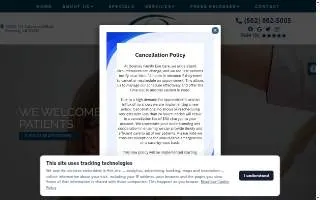 Downey Family Eye Care website