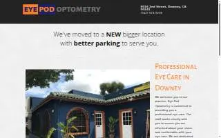 Eye-Pod Optometry website