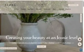 Iconic Skin Clinic- Downey website