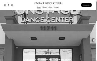 Onstage Dance Center of Downey website