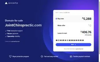The Joint Chiropractic of Prescott Valley website