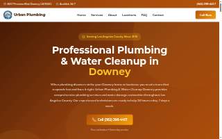 Urban Plumbing & Water Cleanup Downey