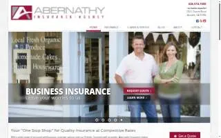 Abernathy Insurance Agency website