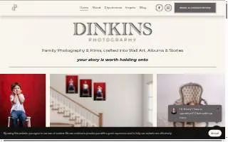Dinkins Photography & Video website
