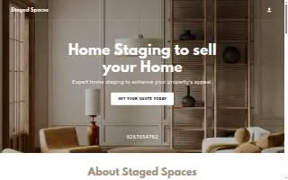 Staged Spaces of Duarte website