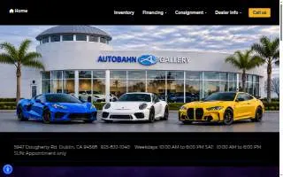 Autobahn Gallery website