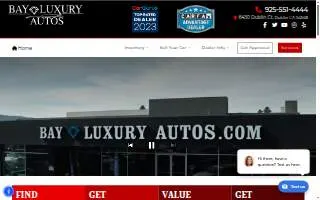 Bay Luxury Autos Dublin website