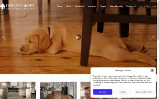 Dublin Carpet-Flooring America website