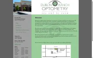 Dublin Ranch Optometry website