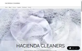 Hacienda Cleaners website