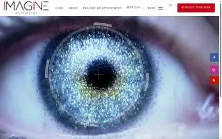 IMAGINE Optometry website