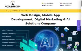 Opal Infotech INC website