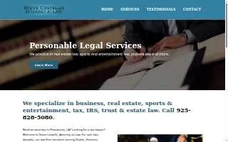 Steve Costello Attorney At Law website