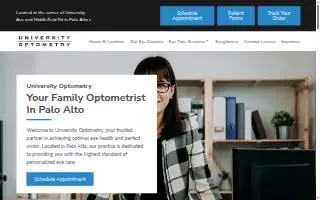University Optometry website
