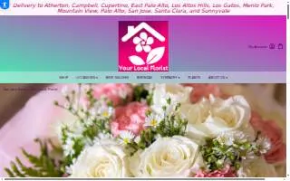 Your Local Florist Palo Alto website