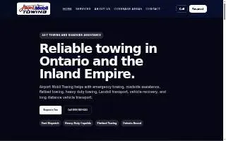 Airport Mobil Towing of Eastvale website