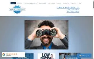 Ample Funding LLC of Eastvale website