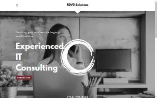 RDVG Solutions LLC website