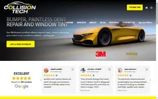 Collision Tech, Inc. - El Cajon Auto Body Shop website