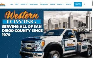 Western Towing (Several Locations call first) website