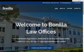 Bonilla Law Offices, APC website