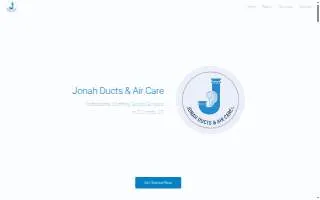Jonah Ducts & Air Care website