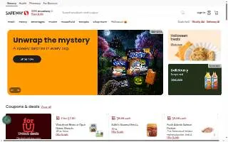Safeway Pharmacy website