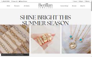 Berilian Jewelers website