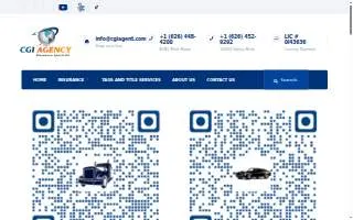 CGI Agency Insurance of El Monte website