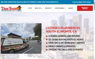 Drain Buster Rooter & Plumbing website