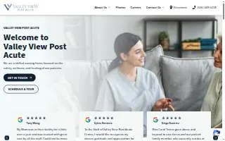Valley View Post Acute of El Monte website