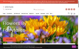 Flowers by Fairytales website