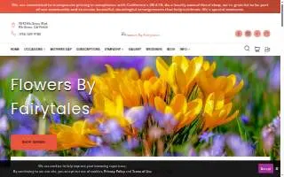 Flowers by Fairytales website