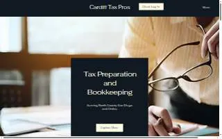 Cardiff Tax Pros website
