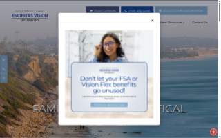 Encinitas Vision Optometry website