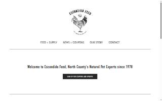 Escondido Feed & Pet Supply website