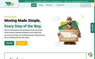 Escondido Mover's website