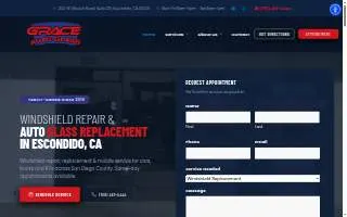 Grace Auto Glass of Escondido website