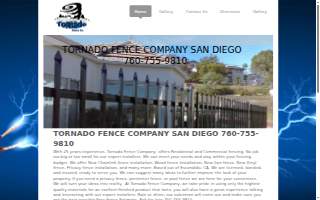 Tornado Fence Company San Diego of Escondido